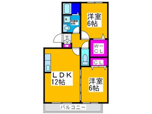 フラワーメゾンの物件間取画像